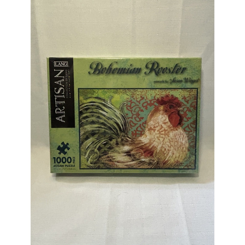 LANG Artisan Collection Bohemian Rooster Puzzle 1000 Pcs Susan Winget Boho NEW